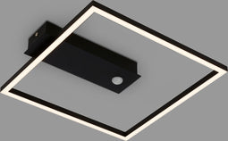 BRILONER - NICI - LED plafondlamp, sensor, zwart, LED, 12.5W
