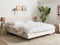 BRIN - Tweepersoonsbed - Beige - 180 x 200 cm - Fluweel
