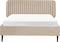 BRIN - Tweepersoonsbed - Taupe - 140 x 200 cm - Fluweel