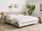 BRIN - Tweepersoonsbed - Taupe - 180 x 200 cm - Fluweel