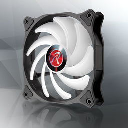 Raijintek EOS 12 RBW ADD - Ventilator 120mm - Fluid Bearing - 28dB(A) (2 stuks)
