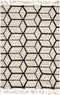 Brink en Campman - Arabiska Geometrisk 63301 Vloerkleed - 140x200 - Rechthoek - Laagpolig Tapijt - Modern - Beige, Zwart