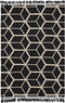 Brink en Campman - Arabiska Geometrisk 63305 Vloerkleed - 170x230 - Rechthoek - Laagpolig Tapijt - Modern - Zwart_wit