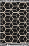 Brink en Campman - Arabiska Geometrisk 63305 Vloerkleed - 170x230 - Rechthoek - Laagpolig Tapijt - Modern - Zwart_wit