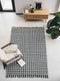 Brink en Campman - Atelier Coco 49903 Vloerkleed - 160x230 - Rechthoek - Laagpolig Tapijt - Modern - Bruin, Zwart_wit