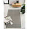 Brink en Campman - Atelier Coco 49903 Vloerkleed - 160x230 - Rechthoek - Laagpolig Tapijt - Modern - Bruin, Zwart_wit
