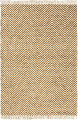 Brink en Campman - Atelier Twill 49206 Vloerkleed - 160x230 - Rechthoek - Laagpolig Tapijt - Modern - Beige, Oranje