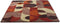 Brink en Campman - Brink en Campman Decor Cosmo Red Pale Green 095203 Vloerkleed - 250x350 - Rechthoek - Laagpolig Tapijt - Modern - Meerkleurig