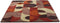 Brink en Campman - Brink en Campman Decor Cosmo Red Pale Green 095203 Vloerkleed - 140x200 - Rechthoek - Laagpolig Tapijt - Modern - Meerkleurig