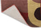 Brink en Campman - Brink en Campman Decor Cosmo Red Pale Green 095203 Vloerkleed - 250x350 - Rechthoek - Laagpolig Tapijt - Modern - Meerkleurig