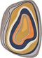 Brink en Campman - Brink en Campman Habitat Aura Ochre Outdoor 477306 Vloerkleed - 140x200 - Ovaal - Buiten,Laagpolig Tapijt - Modern - Meerkleurig