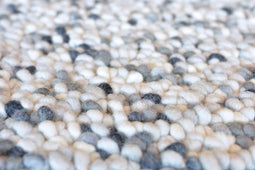Brink en Campman - Brink en Campman Pebble Cool Grey Vloerkleed - 170x240 - Rechthoek - Hoogpolig Tapijt - Modern - Grijs, Wit