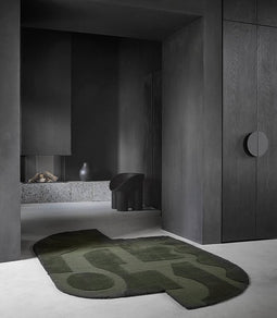 Brink en Campman - Brink en Campman Twinset Mural Forest 121107 Vloerkleed - 250x440 - Rechthoek - Laagpolig Tapijt - Modern - Groen