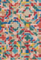 Brink en Campman - Estella Tetris 89605 Vloerkleed - 200x280 - Rechthoek - Kinder,Laagpolig Tapijt - Modern - Meerkleurig