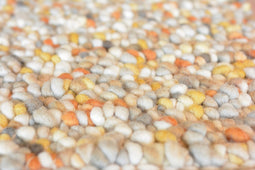Brink en Campman - Vloerkleed Brink en Campman Pebble Touch of Orange Vloerkleed - 140x200 - - Tapijt - -