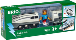 BRIO World - 36003 Turbotrein | Speelgoedtrein op batterijen voor kinderen vanaf 3 jaar