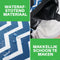 Brisby 4 Laags Geïsoleerde Koeltas - Lunchtas 10 Liter - Zigzag Blauw