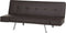 BRISTOL - Slaapbank 3-zits - Bruin - Kunstleer