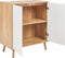 BRISTOW - Dressoir - Lichtbruin/Wit - Hout