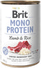 Brit Blik Care Mono Protein 400 g - Hondenvoer - Lam&Rijst