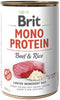 Brit Blik Care Mono Protein 400 g - Hondenvoer - Rundvlees&Rijst