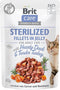 BRIT Care Gesteriliseerde filets in gelei - eenden- en kalkoenfilet in gelei - nat kattenvoer - 85 g