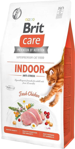 BRIT Care Grain Free Indoor Anti-Stress - dry cat food - 7 kg