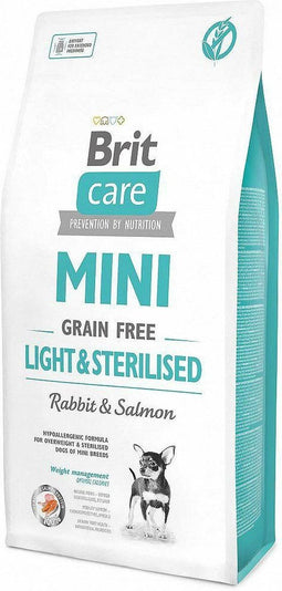 Brit Care Grainfree Mini Light & Sterilised Rabbit & Salmon 2 kg - Hond