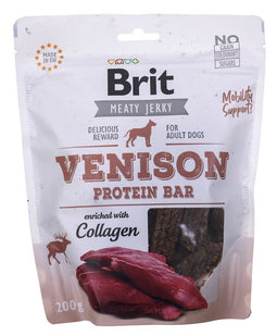 Brit Jerky Venison Protein Bar Venison - dog snack - 200 g