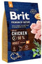 Brit Premium by nature Adult Medium 3kg 45% vlees!