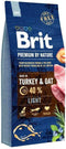 Brit Premium by Nature hondenvoer Light 15 kg - Hond