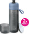 Brita ACTIVE Drinkfles 0,6L Lichtblauw - Met 1 MicroDisc Waterfilter, BPA-vrij
