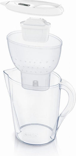 Brita Marella Handmatige waterfilter 2,4 l Wit