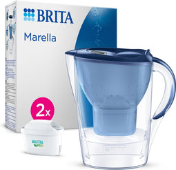 Brita Marella Waterfilterkan Blauw 2.4L - 2 MAXTRA PRO AIO Filters