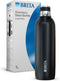 Brita SodaTRIO RVS Fles – Zwart – Groot – 1-Pack