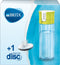 Brita VITAL Drinkfles 0,6L Groen - Met 1 MicroDisc Filter, BPA-vrij