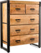 Britt Ladekast - Mangohout - Dressoir - Kast - Industrieel 85x100x40