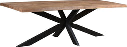 Brix - Bruine Eetkamertafel - 160 cm - Mangohout