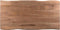 Brix - Bruine Eetkamertafel Brix - U Poot - Mangohout - 240 cm