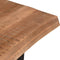 Brix - Bruine Eetkamertafel - U Poot - 220 cm - Mangohout - Eettafel