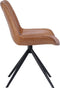 Brix - Eetkamerstoel Brix Lewis Cognac - Stof - 55x64x85