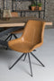Brix - Eetkamerstoel Brix Lewis Cognac - Stof - 55x64x85