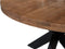 Brix - Eetkamertafel Brix Rond - 130 cm - Mangohout - Bruin