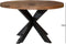 Brix - Eetkamertafel Brix Rond - 150 cm - Mangohout - Bruin