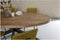 Brix - Eetkamertafel Sturdy Oval 160 cm - Mangohout / Gecoat Staal