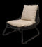 Brix - Fauteuil Brix Bowi - Zwart/ Beige - Rotan