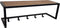 Brix - Kapstok Brix Abby - Mangohout en Gecoat Staal - 26x75x35