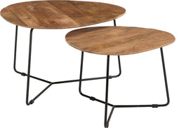 Brix - Salontafel Brix Ivy - 70x70x43 - Mangohout