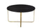 Brix Salontafel Levi Set van 2, Zwart/Brass