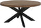 Brix | Sturdy Round | eetkamertafel | rond | 140 cm | mangohout met staal